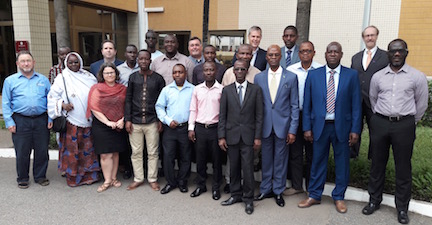 Participants in Geospatial Data Training Workshop in Accra, Ghana