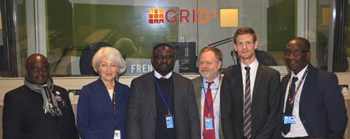 Participants in the launch of a new project, “Geo-referenced Infrastructure and Demographic Data for Development (GRID3), at at a side event of the 49th session of the United Nations Statistical Commission held March 7 in New York City.