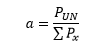 formula for calculating adjustment factor
