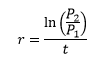 growth rate formula