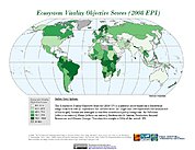 Map: Ecosystem Vitality , EPI 2008