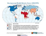 Map: Environmental Health, EPI 2008