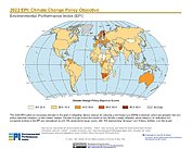 Map: Climate Change, EPI 2022