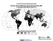 Map: Energy Efficiency, Pilot EPI 2006