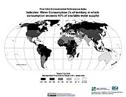 Map: Water Consumption, Pilot EPI 2006