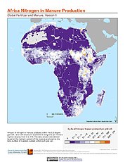 Map: Nitrogen in Manure Production: Africa