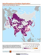 Map: Phosphorus Fertilizer Application: Asia
