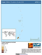 Map: Population Density (2000): Guam
