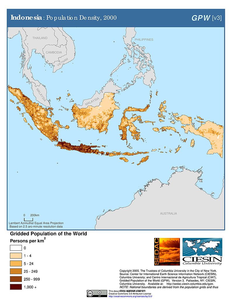 Maps  Population  Density Grid v3 SEDAC