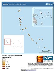 Map: Population Density (2000): Kiribati