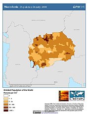Map: Population Density (2000): Macedonia