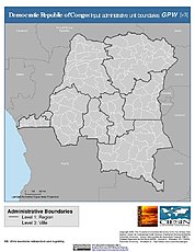Map: Administrative Boundaries: Congo, Dem. Republic