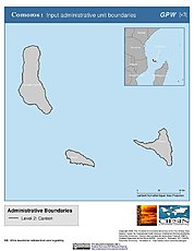 Map: Administrative Boundaries: Comoros