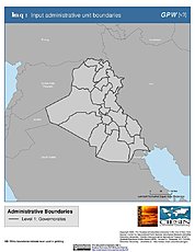 Map: Administrative Boundaries: Iraq