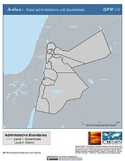Map: Administrative Boundaries: Jordan