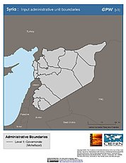 Map: Administrative Boundaries: Syria