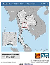 Map: Administrative Boundaries: Thailand