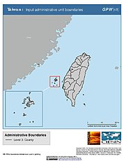 Map: Administrative Boundaries: Taiwan