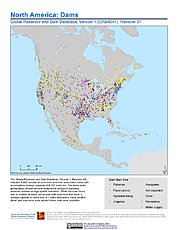Map: Dams, v1.01: North America