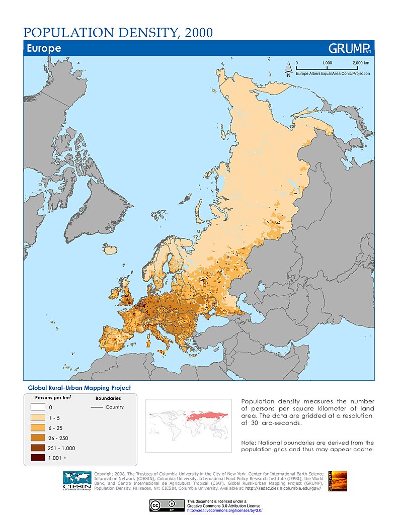 finland population density