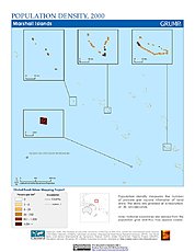 Map: Population Density (2000): Marshall Islands