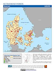 Map: Settlement Points: Denmark