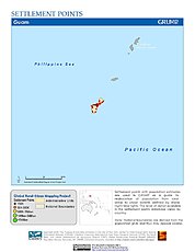 Map: Settlement Points: Guam