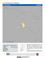 Map: Settlement Points: Liechtenstein