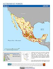 Map: Settlement Points: Mexico