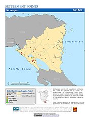 Map: Settlement Points: Nicaragua