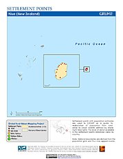 Map: Settlement Points: Niue