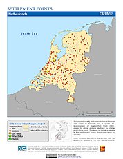 Map: Settlement Points: Netherlands