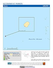 Map: Settlement Points: Nauru