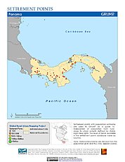 Map: Settlement Points: Panama