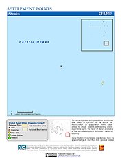 Map: Settlement Points: Pitcairn