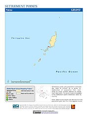 Map: Settlement Points: Palau