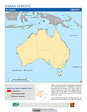 Map: Urban Extents: Oceania