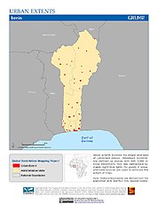 Map: Urban Extents: Benin