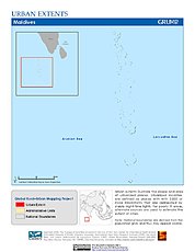 Map: Urban Extents: Maldives