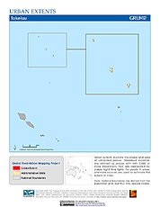 Map: Urban Extents: Tokelau