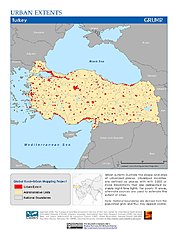 Map: Urban Extents: Turkey