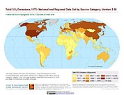 Map: Total SO2 Emissions (1970)