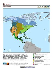 Map: Biomes: North America