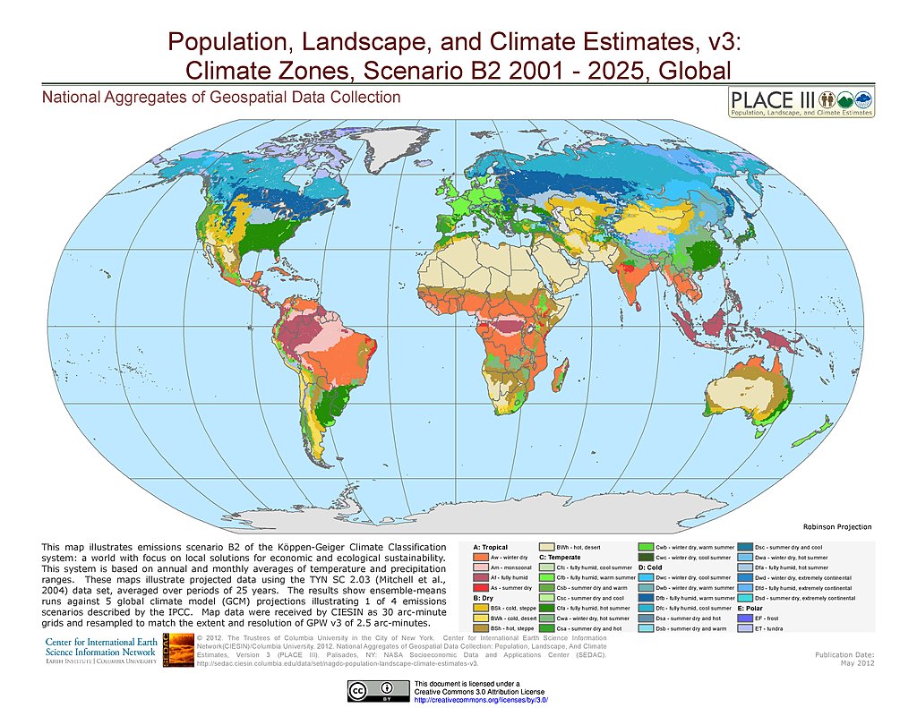 Maps » Population, Landscape, And Climate Estimates (PLACE), v3: | SEDAC