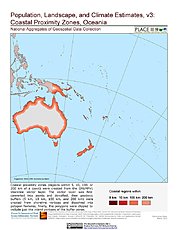Map: Coastal Proximity Zones: Oceania