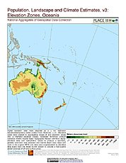 Map: Elevation Zones: Oceania