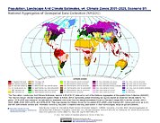 Map: PLACE, v4: Climate Zones 2001–2025, Scenario B1