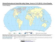 Map: Infant Mortality Rates, Version 2.01 (2015): Infant Deaths