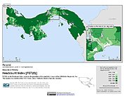 Map: Poverty Headcount Index, ADM3: Panama