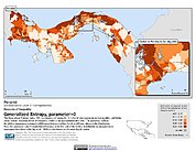 Map: Generalized Entropy Index 0, ADM3: Panama